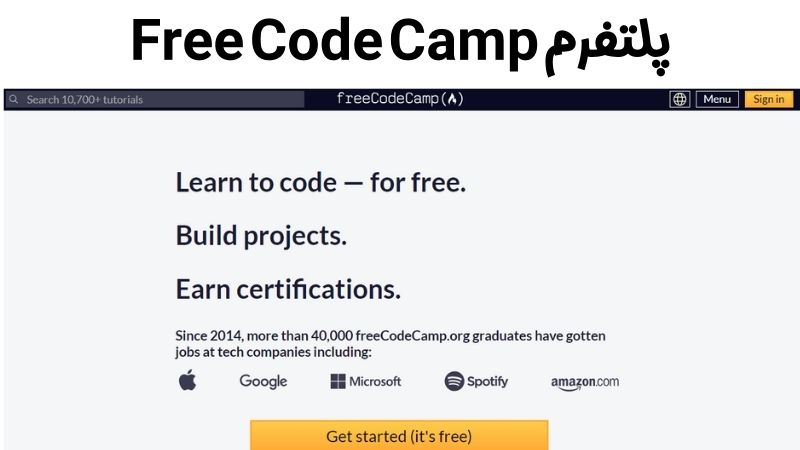 پلتفرم free code camp