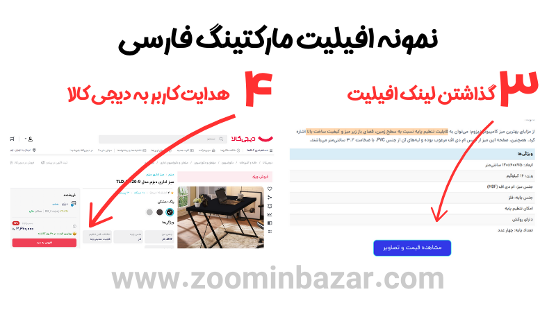 نمونه افیلیت مارکتینگ فارسی